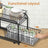 2-Tier Under Sink Organizer - Metal - Classic Black - Stackable with Sliding Basket Drawers