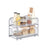 2-Tier Under Sink Storage Organiser - Metal - Classic Black - Sliding Basket Drawers