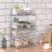 2-Tier Under Sink Storage Organiser - Metal - Classic Black - Sliding Basket Drawers