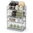 Set of 2 Sliding Basket Organizers - Silver - Metallic