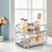 2-Tier Under Sink Organizer - Metal - Classic Black - Stackable with Sliding Basket Drawers
