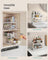 Under Sink Storage Organiser - Matte White - 2-Tier Design with Sliding Basket Drawers