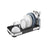 Dish Drying Rack - Stainless Steel - Silver and Black - Mini Design with Drain and Utensil Holder