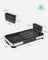 Dish Drying Rack - Stainless Steel - Silver and Black - Mini Design with Drain and Utensil Holder