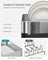 Dish Drainer Rack - Stainless Steel - Silver and Black - Expandable with Utensil Holder