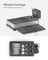 Expandable Stainless Steel Dish Drainer Rack - Silver and Grey - Rustproof with Utensil Holder