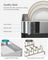 2-Tier Dish Drainer Rack - Stainless Steel - Silver and Black - Expandable with Utensil Holder