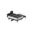 Expandable Dish Drainer Rack - Stainless Steel - Silver and Ink Black - Rotatable Spout and Multi-Holder Design
