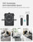 Expandable Dish Drainer Rack - Stainless Steel - Silver and Ink Black - Rotatable Spout and Multi-Holder Design