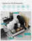 Expandable Dish Drainer Rack - Stainless Steel - Silver and Ink Black - Rotatable Spout and Multi-Holder Design