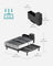 Expandable Dish Drainer Rack - Stainless Steel - Silver and Ink Black - Rotatable Spout and Multi-Holder Design