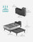 Dish Drainer Rack - Stainless Steel - Silver and Slate Grey - Expandable with Rotatable Spout