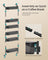 Over-the-Door Pantry Storage Organiser - 30L - Steel - 6-Tier Hanging Rack