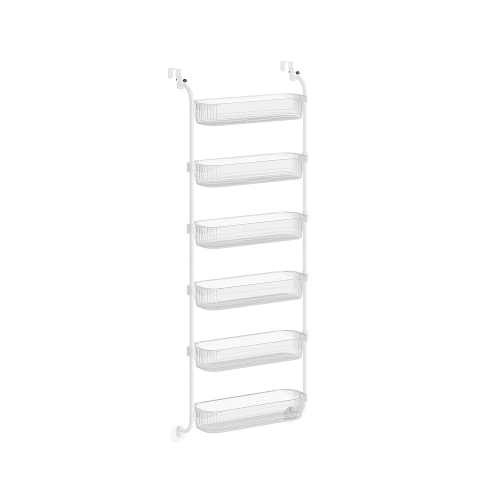 Over-the-Door Pantry Storage Organiser - 22L - Steel - 6-Tier Design