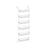 Over-the-Door Pantry Storage Organiser - 30L - Steel - 6-Tier Hanging Rack