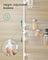 Over-the-Door Pantry Storage Organiser - 22L - Steel - 6-Tier Design