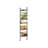 Wall-Mounted Spice Rack - Metal - Ink Black - Six Adjustable Baskets