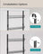 Wall-Mounted Spice Rack - Metal - Ink Black - Six Adjustable Baskets