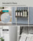Wall-Mounted Spice Rack - Metal - Ink Black - Six Adjustable Baskets