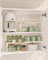 Spice Rack Set - Light Bamboo - Extendable Kitchen Organiser Shelves