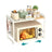 Expandable Microwave Shelf - 4 Hooks - Steel - Adjustable Width