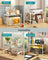 Expandable Microwave Shelf - 4 Hooks - Steel - Adjustable Width