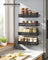 Magnetic Spice Rack Set - Metal - Ink Black - No Drilling Required