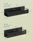 Magnetic Spice Rack Set - Metal - Ink Black - No Drilling Required