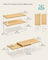 Set of 2 Cupboard Shelf Organisers - Metal - Expandable and Stackable