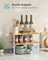Set of 2 Cupboard Shelf Organisers - Metal - Expandable and Stackable