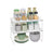 Spice Racks - Metal - White - Set of 2