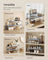 Kitchen Spice Rack - 2 Shelves - Steel - Extendable Design