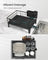 Dish Drying Rack - Metal - Ink Black - 360° Rotatable with Extendable Spout