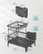 Dish Drying Rack Rotatable Extendable Spout Cutlery Holder Anthracite Grey - Steel and Plastic - Slate Grey