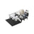 Dish Drying Rack - Steel - Ink Black - Expandable Design with Silicone Mat