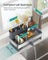Kitchen Sink Caddy - 1L - Stainless Steel - Sponge Holder