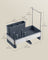 Kitchen Sink Caddy - 1L - Stainless Steel - Sponge Holder