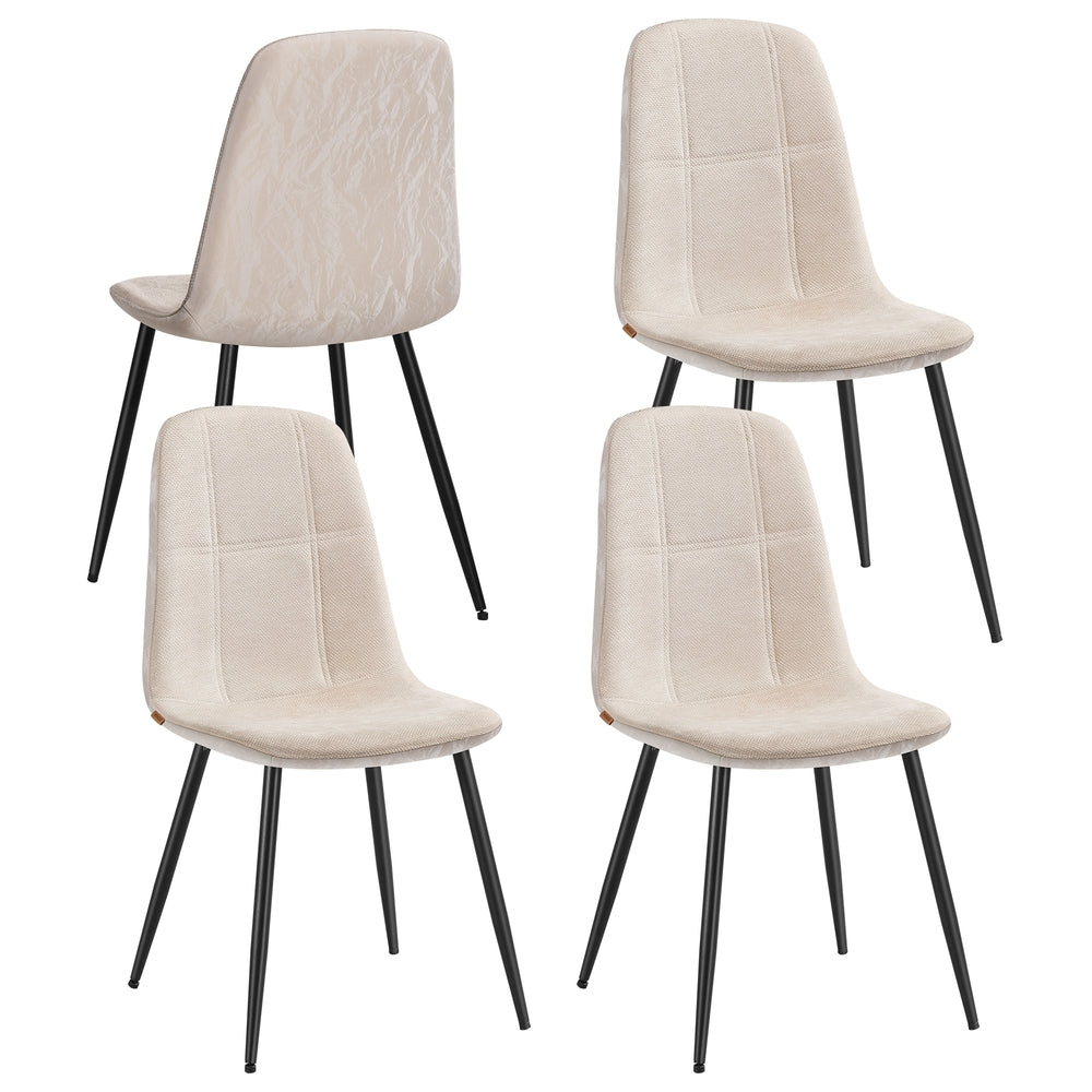 Dining Chairs - Set of 4 - 55 x 43.5 x 85.5 cm