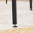Square Dining Table - Wood - Rustic Brown and Black - Functional Storage for Everyday Needs
