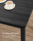 Dining Table Set - Includes 2 Benches - Steel - Rustic Brown and Black