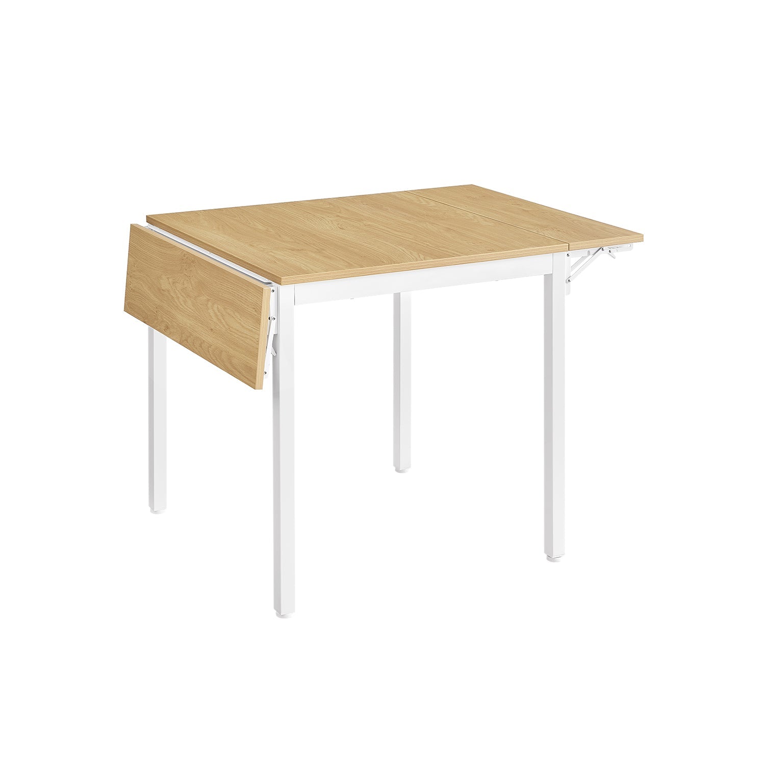Folding Dining Table - Natural Oak - Extendable for 2-4 People