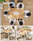 Folding Dining Table - Natural Oak - Extendable for 2-4 People