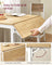Folding Dining Table - Natural Oak - Extendable for 2-4 People