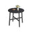 Round Kitchen Table - Metal - Heather Greige - Industrial Rustic Design