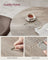 Round Kitchen Table - Metal - Heather Greige - Industrial Rustic Design