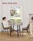 Round Kitchen Table - Metal - Heather Greige - Industrial Rustic Design