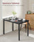 Round Dining Table - 80 x 75 cm - Wood - Ebony Black - Seats 4 People