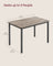 Round Dining Table - Suitable for 4 People - Wood - Heather Greige