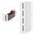 4-Drawer Storage Cart - Plastic - White - Rolling and Space Saving Design