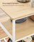 Bakers Rack - Steel - Rustic Brown and White - Large Worktop